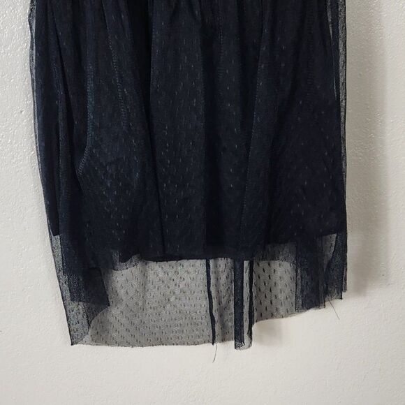 Tassels N Lace Dress Mesh Fully Lined Size L EUC - Picture 3 of 10